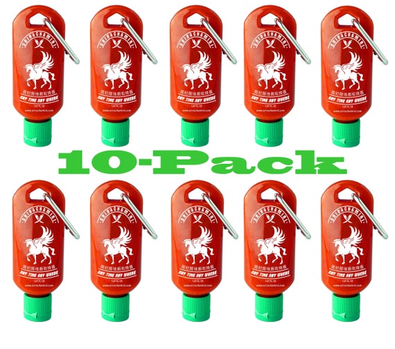 Sriracha Mini Hot Sauce Keychain Bottle 10pack 1.7oz sauce Etsy