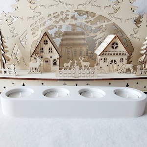 Ceramic tealight holder, modern living room decoration, candle holder