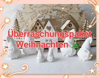 Keramik Weihnachtsfiguren, Weihnachtsdeko Überraschungspaket für 25 Euro anstatt 35Euro!!