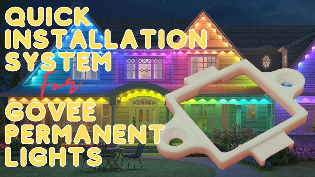 Govee Permanent Outdoor Light Mount / Clip / Bracket / Installation