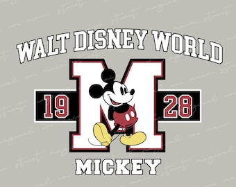 1928 Mickey png - Retro - WDW shirt - Magisch - pdf - png - sublimatie - DTF
