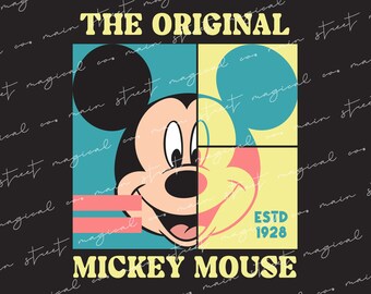 The Original Mickey png - 90's Retro -  WDW shirt - Magical - pdf - png - DTF