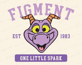 Figment Epcot SVG – Journey into Imagination, Family Trip (Digital File)
