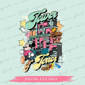 Tower of Terror png - Hollywood Tower Hotel - Hollywood Studios - WDW shirt - Magical - pdf - png - sublimation - DTF