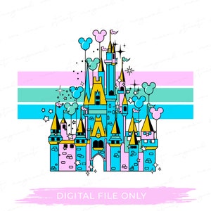 Castle png - Cinderella -  WDW shirt - Magical - pdf - png - sublimation - DTF