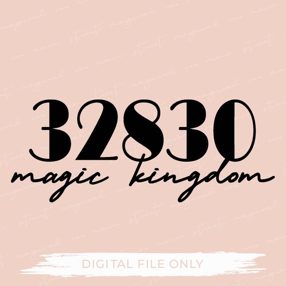 Magic Kingdom Zip Code SVG Family Trip Shirt WDW Shirt - Etsy