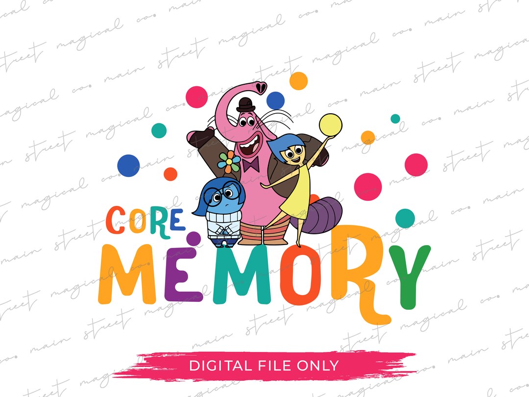 Inside Out Png - Core Memory - Pdf - Png - Sublimation - DTF - Etsy