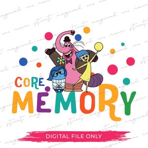 Inside Out png - Core Memory - pdf - png - sublimation - DTF