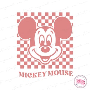 Checkered Mickey SVG - Family Trip Shirt - WDW shirt - Magical SVG - pdf - png