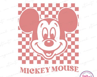 Checkered Mickey SVG - Family Trip Shirt - WDW shirt - Magical SVG - pdf - png