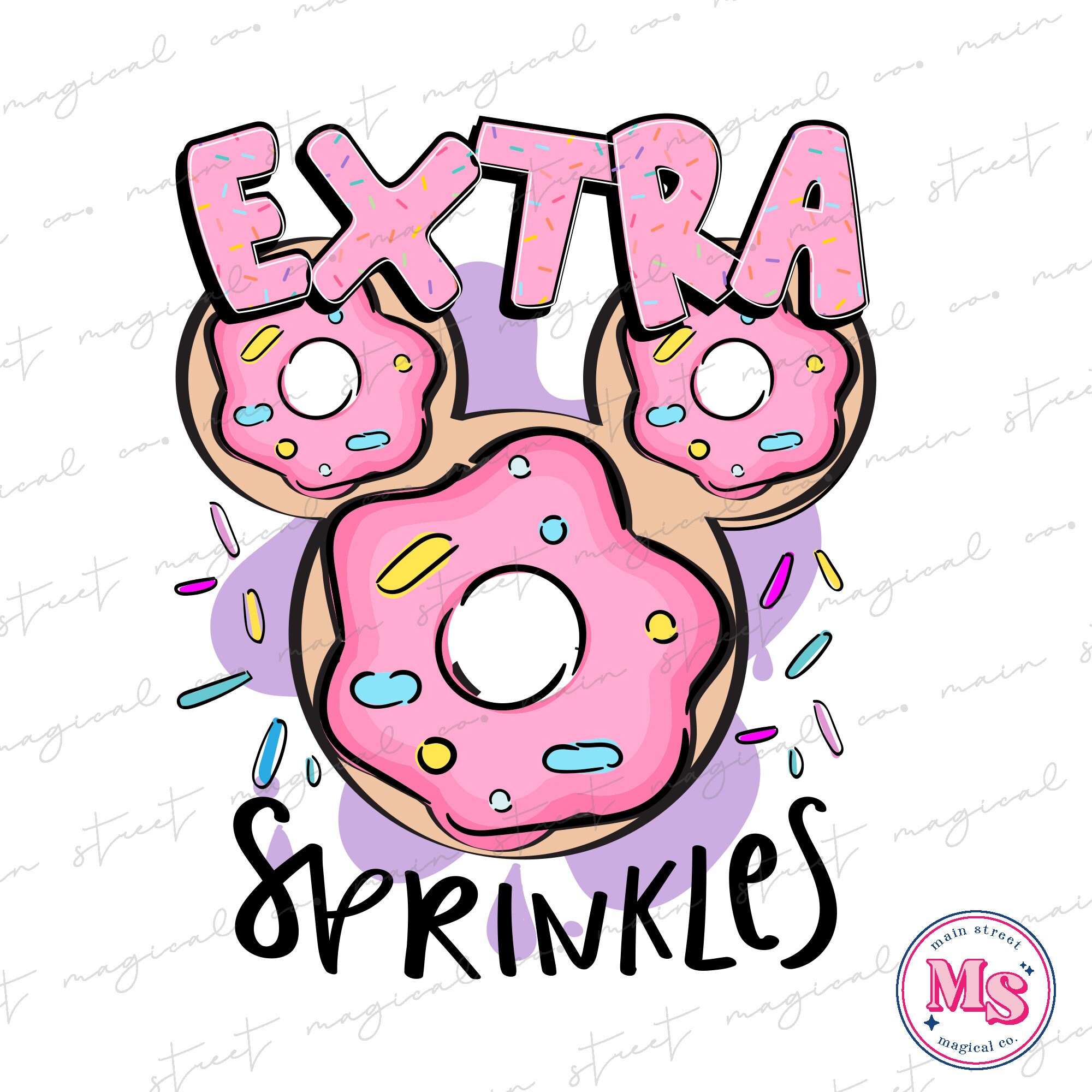 Extra Sprinkles Png Mickey Shaped Donut WDW Shirt magical Etsy