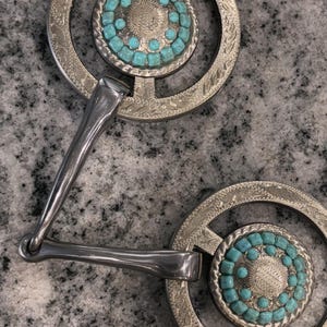 Custom Concho Snaffle Bit