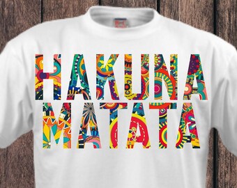 Hakuna Matata, Lion King, PNG, Cricut ontwerp, silhouet