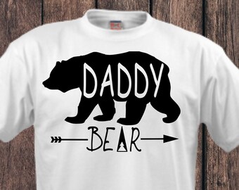 Daddy Bear SVG, PNG, Vaderdag Cricut ontwerp, silhouet