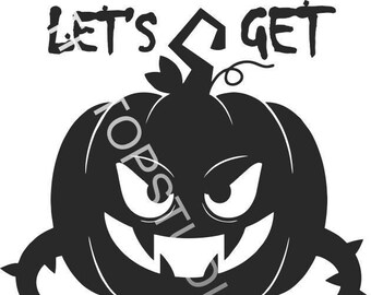 Let's Get Smashed SVG, PNG, Halloween Cricut-ontwerp, silhouet