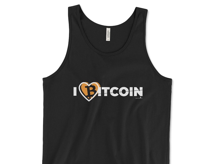 Bitcoin BTC Crypto Cryptocurrency Black Tank Top Bella+Canvas 3480 Altcoin HODL Cripto Criptomonedas UPCT30 Crypto Clothing.