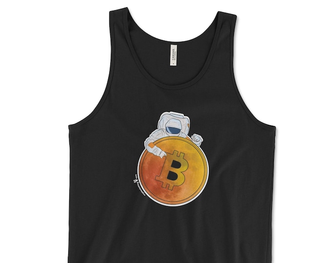 Bitcoin BTC Crypto Cryptocurrency Black Tank Top Bella+Canvas 3480 Altcoin HODL Cripto Criptomonedas UPCT42 Crypto Clothing.