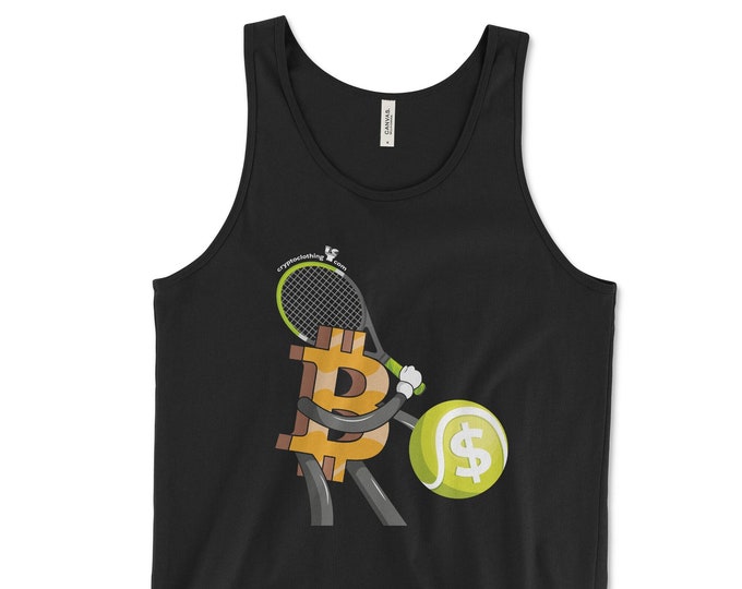 Bitcoin BTC Crypto Cryptocurrency Black Tank Top Bella+Canvas 3480 Altcoin HODL Cripto Criptomonedas UPCT38 Crypto Clothing.