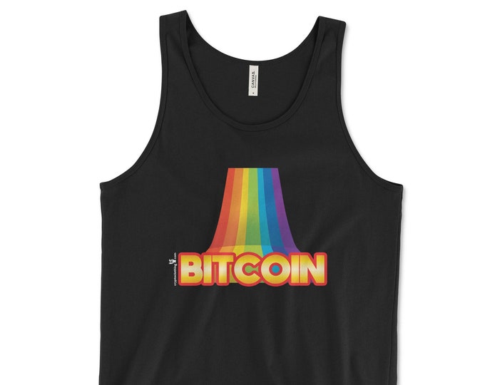 Bitcoin BTC Crypto Cryptocurrency Black Tank Top Bella+Canvas 3480 Altcoin HODL Cripto Criptomonedas UPCT29 Crypto Clothing.