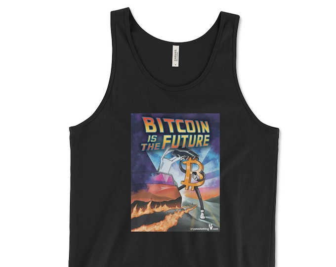 Bitcoin BTC Crypto Cryptocurrency Black Tank Top Bella+Canvas 3480 Altcoin HODL Cripto Criptomonedas UPCT28 Crypto Clothing.