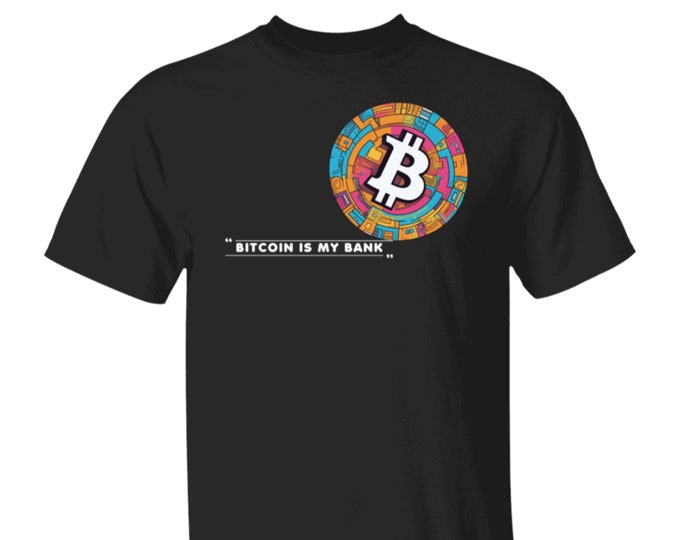 Bitcoin BTC Crypto Cryptocurrency Altcoin HODL Black T-Shirt Unisex #296