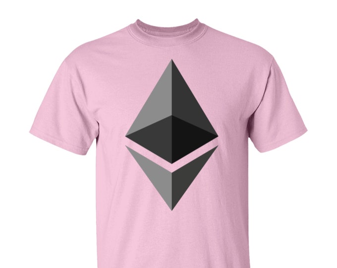 Ethereum (ETH) Crypto Cryptocurrency Altcoin HODL Pink T-Shirt Unisex UPC01