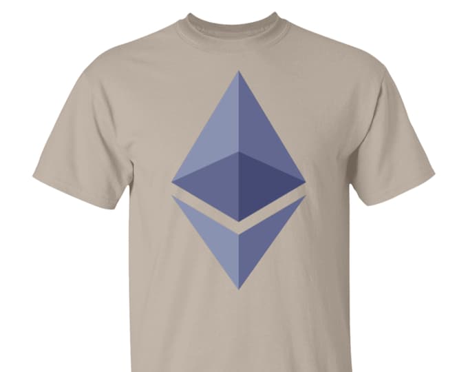 Ethereum (ETH) Crypto Cryptocurrency Altcoin HODL Sand T-Shirt Unisex UPC06