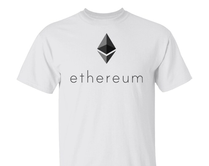 Ethereum (ETH) Crypto Cryptocurrency Altcoin HODL White T-Shirt Unisex UPC02