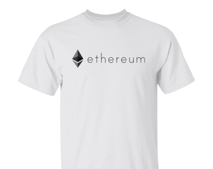 Ethereum (ETH) Crypto Cryptocurrency Altcoin HODL White T-Shirt Unisex UPC03