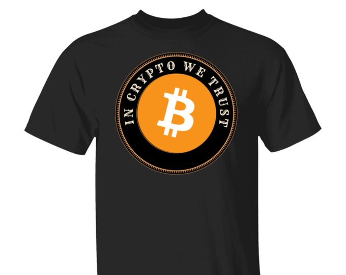 Bitcoin BTC Crypto Cryptocurrency Altcoin HODL Black T-Shirt Unisex #306