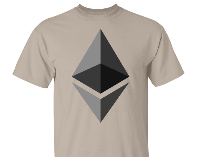 Ethereum (ETH) Crypto Cryptocurrency Altcoin HODL Sand T-Shirt Unisex UPC01