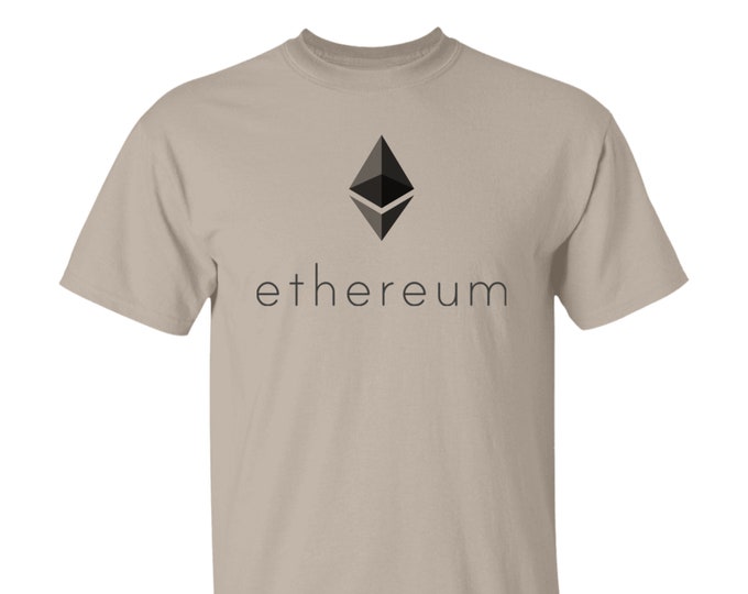 Ethereum (ETH) Crypto Cryptocurrency Altcoin HODL Sand T-Shirt Unisex UPC02