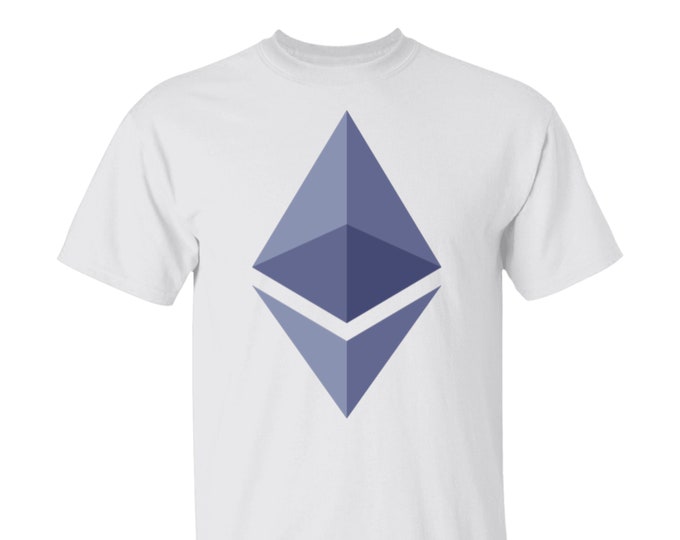Ethereum (ETH) Crypto Cryptocurrency Altcoin HODL White T-Shirt Unisex UPC06