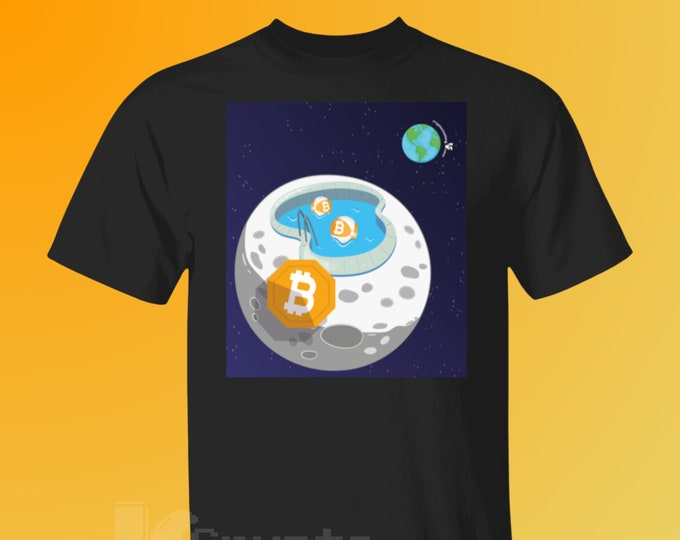 Bitcoin BTC Crypto Cryptocurrency Altcoin HODL Black T-Shirt Unisex UPC01