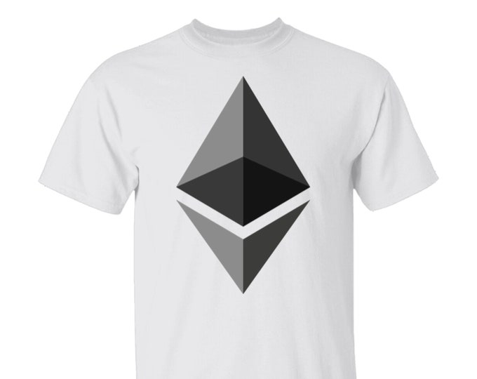 Ethereum (ETH) Crypto Cryptocurrency Altcoin HODL White T-Shirt Unisex UPC01