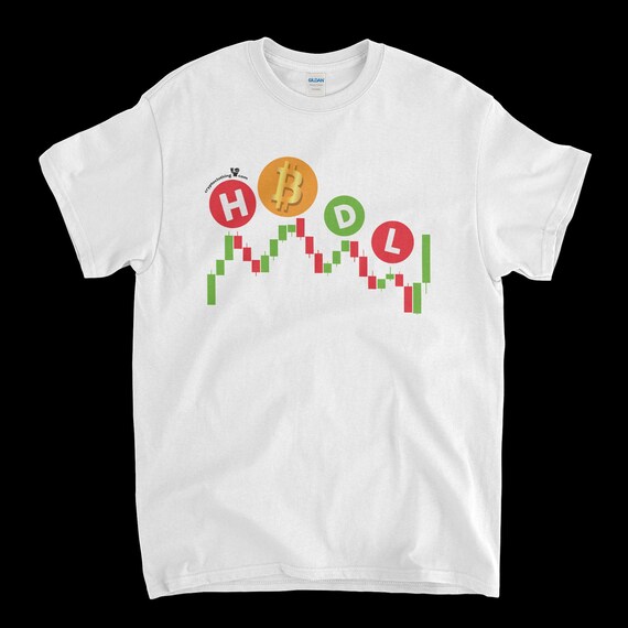 Cryptocurrency Crypto Bitcoin BTC White T-Shirt. Unisex Heavy Cotton Tee UPC329