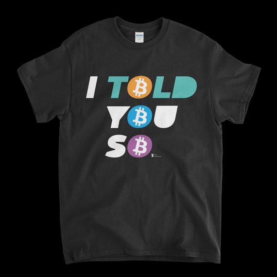 Cryptocurrency Crypto Bitcoin BTC Black T-Shirt. Unisex Heavy Cotton Tee UPC375