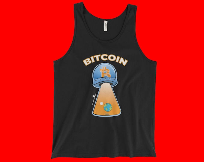 Bitcoin BTC Crypto Cryptocurrency Black Tank Top Bella+Canvas 3480 Altcoin HODL Cripto Criptomonedas UPCT08 Crypto Clothing.
