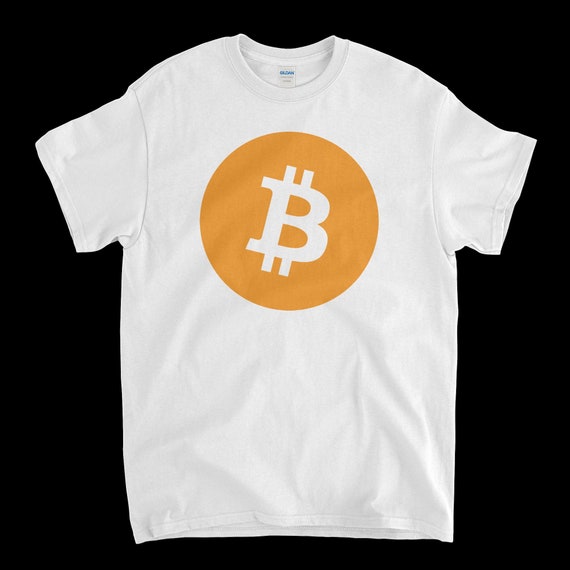 Cryptocurrency Crypto Bitcoin BTC White T-Shirt. Unisex Heavy Cotton Tee UPC278