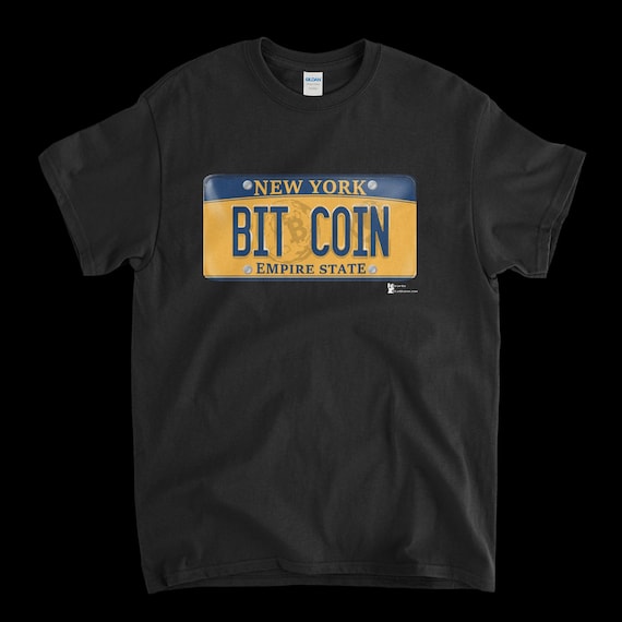 Cryptocurrency Crypto Bitcoin BTC Black T-Shirt. Unisex Heavy Cotton Tee UPC372