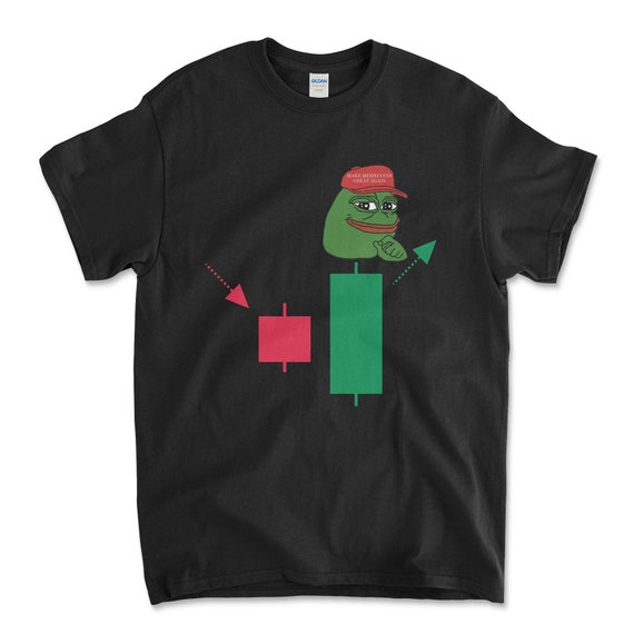 Crypto PEPE COIN Black Color T-Shirt. Unisex Heavy Cotton Tee UPC89