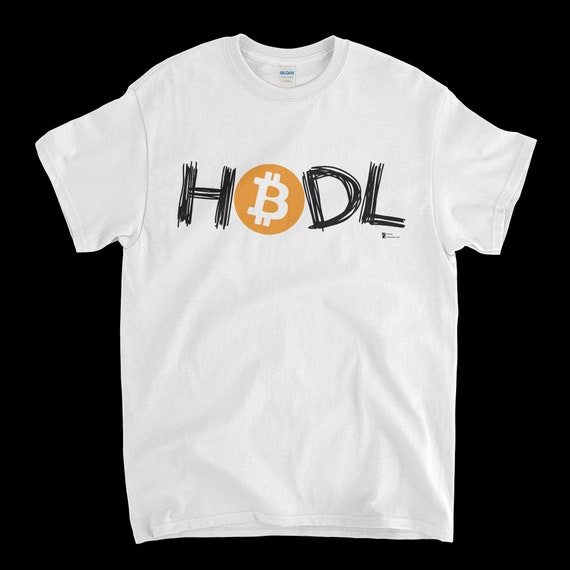 Cryptocurrency Crypto Bitcoin BTC White T-Shirt. Unisex Heavy Cotton Tee UPC350