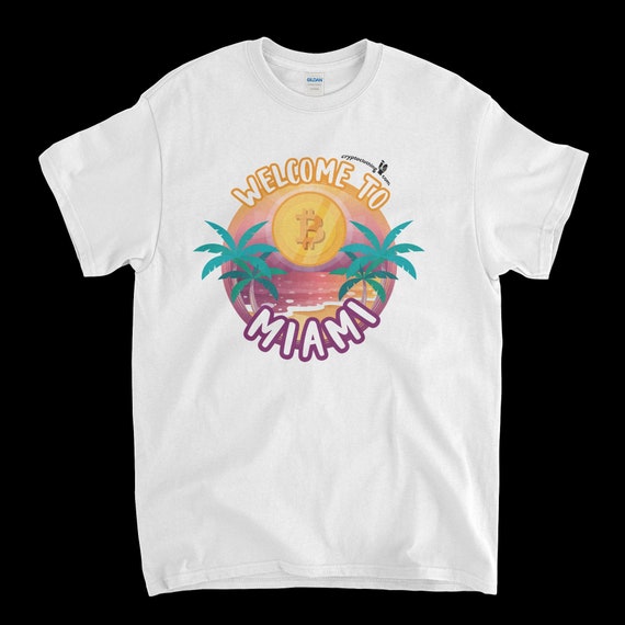 Cryptocurrency Crypto Bitcoin BTC White T-Shirt. Unisex Heavy Cotton Tee UPC331