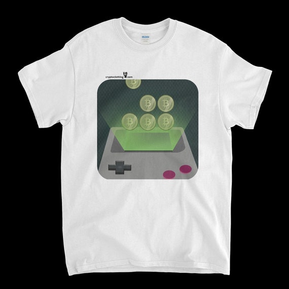 Cryptocurrency Crypto Bitcoin BTC White T-Shirt. Unisex Heavy Cotton Tee UPC316