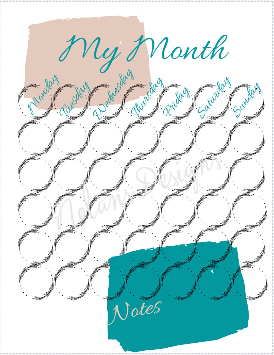 Printable Planner Etsy