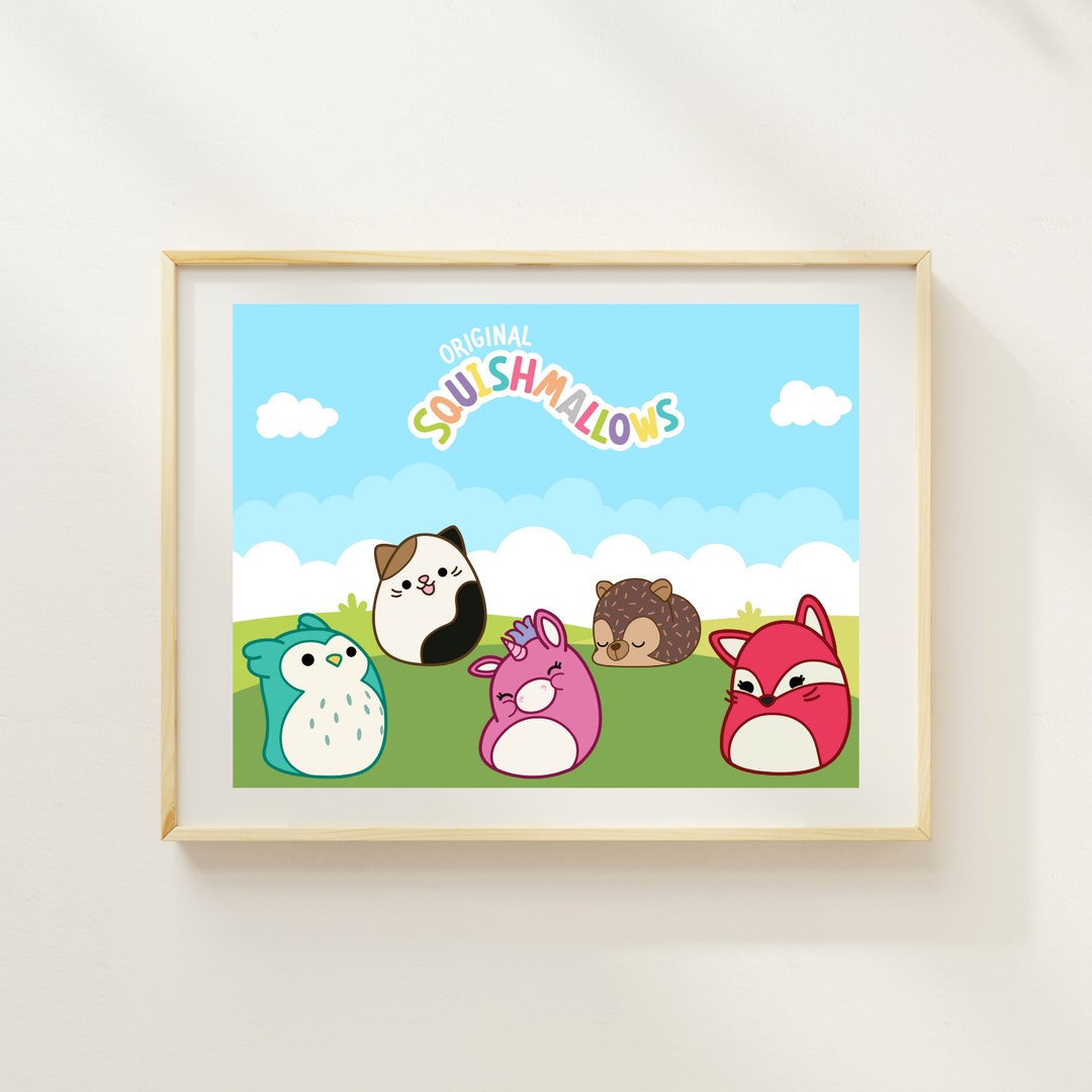 Squishmallows Wall Print, INSTANT Download, Squishmallows Bedroom