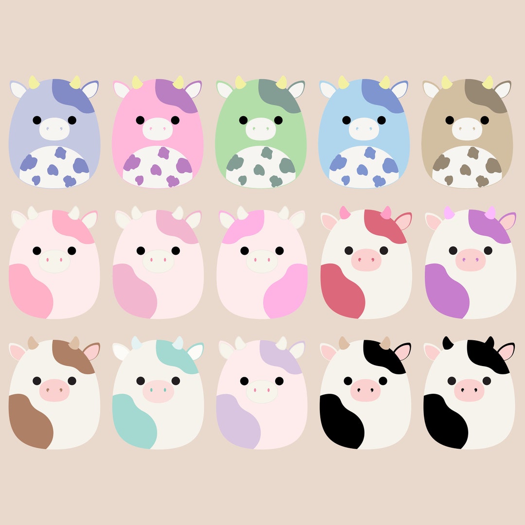 15 Squishmallows Cow PNG Clipart Images With Transparent - Etsy Canada