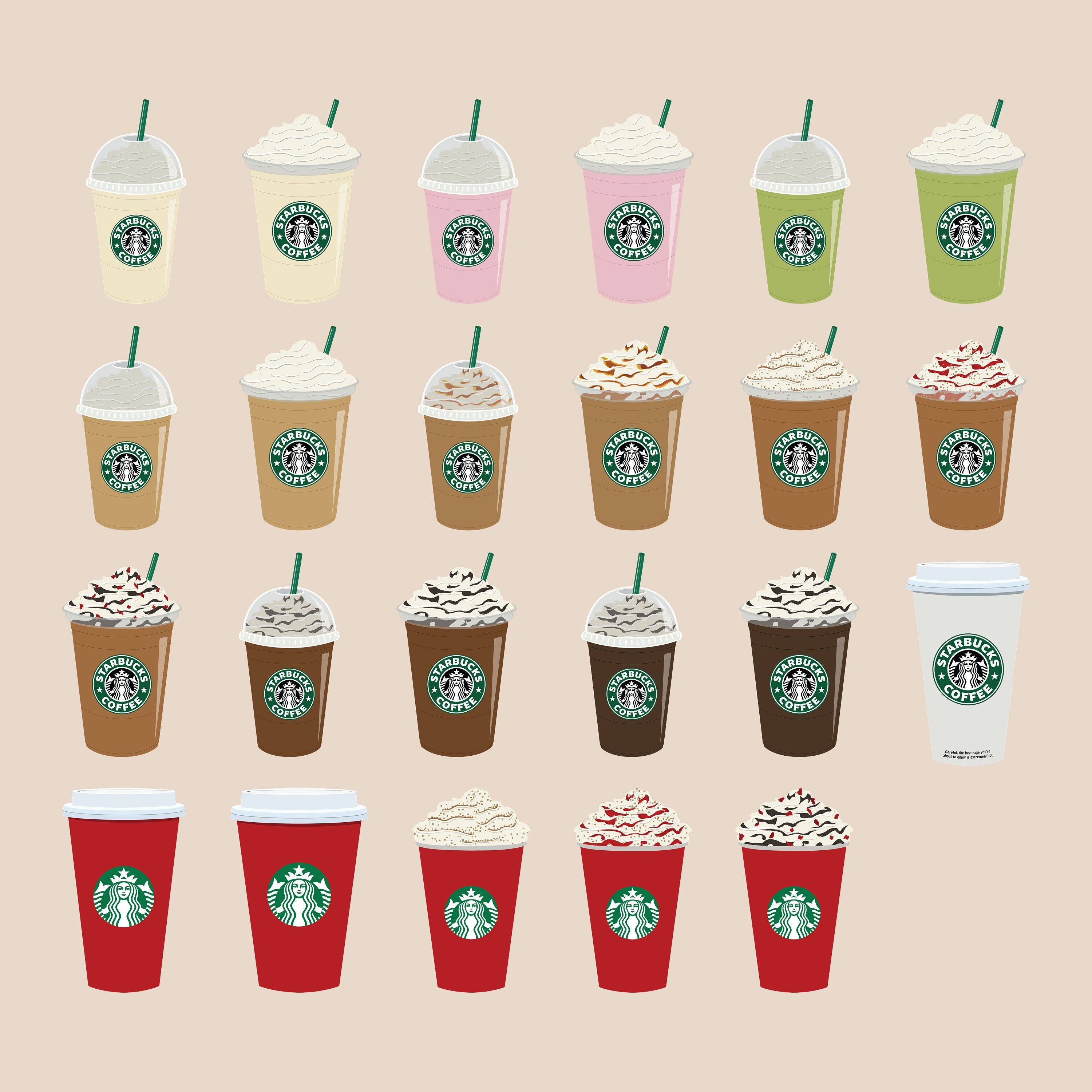 Gobelet Starbucks PNG transparents - StickPNG