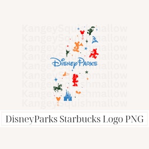 DisneyParks Starbucks Logo PNG Clipart Image with a Transparent Background, INSTANT Download, WDW Main Street Starbucks Logo
