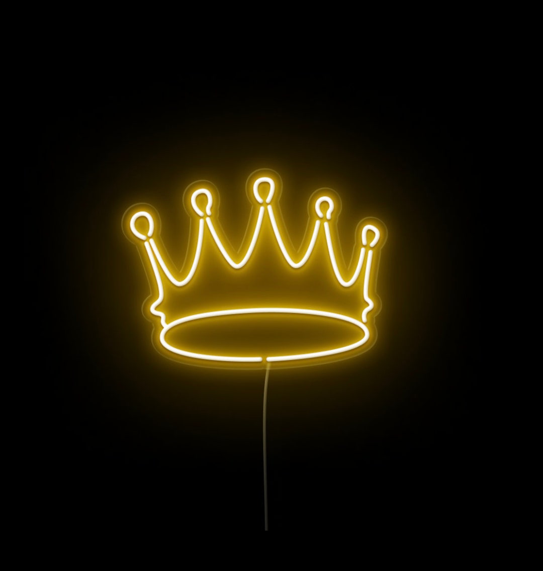Crown Neon Sign Queen LED Neon King Night Light Tiara Wall - Etsy